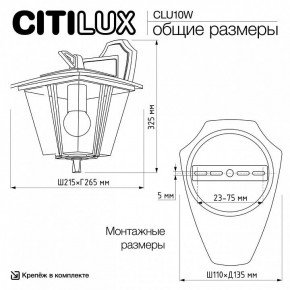 Светильник на штанге Citilux FORTS CLU10W в Муравленко - muravlenko.ok-mebel.com | фото 9