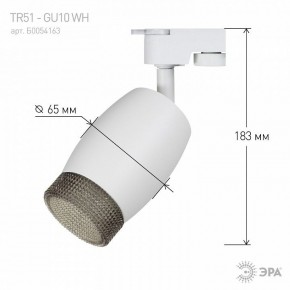 Светильник на штанге Эра  TR51 - GU10 WH в Муравленко - muravlenko.ok-mebel.com | фото 4