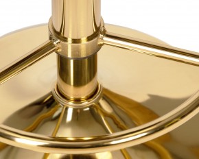Табурет барный DOBRIN BRUNO GOLD, черный велюр (MJ9-101) в Муравленко - muravlenko.ok-mebel.com | фото 2