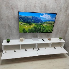 Тумба подвесная под ТВ LINES MTV4-MA 1150 Белый глянец (Белый-M 10.1.1) в Муравленко - muravlenko.ok-mebel.com | фото 12