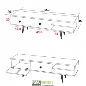 Тумба TV - 1 Art design в Муравленко - muravlenko.ok-mebel.com | фото 5