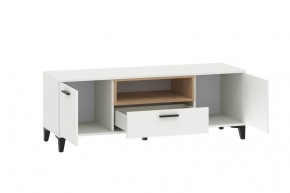 Тумба ТВА НМ 013.43 "Bergen" (Белый/Дуб бунратти) в Муравленко - muravlenko.ok-mebel.com | фото 2