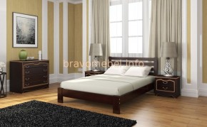 ВЕРОНИКА Кровать из массива 1200 в Муравленко - muravlenko.ok-mebel.com | фото 5