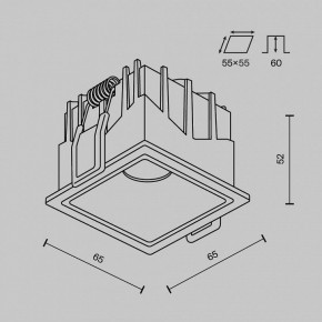 Встраиваемый светильник Maytoni Alfa LED DL043-01-10W4K-SQ-B-1 в Муравленко - muravlenko.ok-mebel.com | фото 11