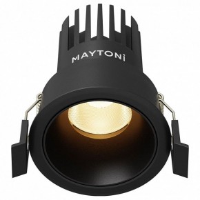 Встраиваемый светильник Maytoni Dip DL115-10W-2.7K-B в Муравленко - muravlenko.ok-mebel.com | фото