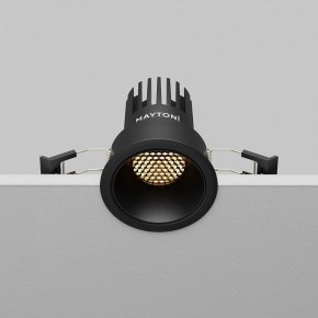 Встраиваемый светильник Maytoni Dip DL115-10W-2.7K-B в Муравленко - muravlenko.ok-mebel.com | фото 7
