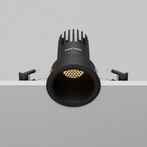 Встраиваемый светильник Maytoni Dip DL116-10W-2.7K-B в Муравленко - muravlenko.ok-mebel.com | фото 7
