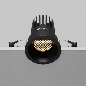 Встраиваемый светильник Maytoni Dip DL117-15W-2.7K-B в Муравленко - muravlenko.ok-mebel.com | фото 12