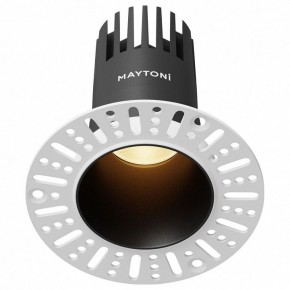 Встраиваемый светильник Maytoni Dip DL120-10W-2.7K-TRS-B в Муравленко - muravlenko.ok-mebel.com | фото
