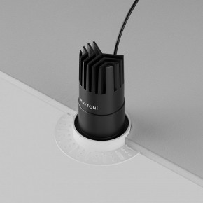 Встраиваемый светильник Maytoni Dip DL120-10W-2.7K-TRS-B в Муравленко - muravlenko.ok-mebel.com | фото 6
