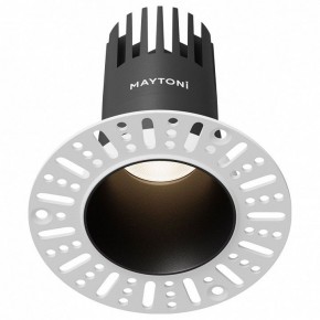 Встраиваемый светильник Maytoni Dip DL120-10W-4K-TRS-B в Муравленко - muravlenko.ok-mebel.com | фото