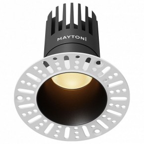 Встраиваемый светильник Maytoni Dip DL122-15W-2.7K-TRS-B в Муравленко - muravlenko.ok-mebel.com | фото