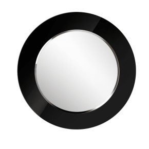 Зеркало круглое черный (РМ/02) в Муравленко - muravlenko.ok-mebel.com | фото